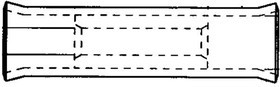 19207-0002, Terminals PARALLEL SPLICE/NYLO LON INSUL (AS-N-302)