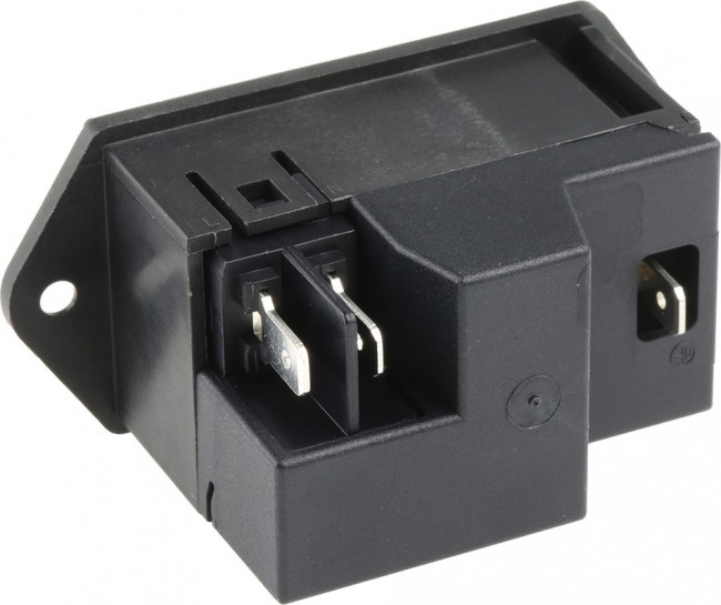 DD11.0114.1111, AC Power Entry Modules Green illumination QC 10A No Drawer