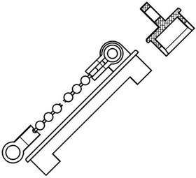 173112-0113, D-Sub Tools &amp; Hardware PLASTIC DUST CAP SIZE 1 SHELL