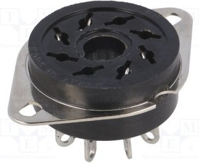 MT78612, Панелька, PIN: 8, 10А, 250ВAC, Монтаж: на панель, Выводы: под пайку