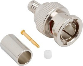031-70554-12G, RF Connectors / Coaxial Connectors BNC Strgt Crmp Plg - Canare L-3.3CUHD Cb