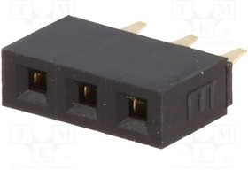 ZL305-03, Гнездо, IDC, "мама", PIN 3, прямой, 2,54мм, THT, 1x3, позолота, 3А ZL305-03, Гнездо, IDC, "мама", PIN 3, прямой, 2,54мм, THT, 1x3, позолота, 3А