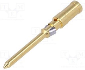 10A-GM-1.5, Контакт; "папа"; 1,5мм2; 16AWG; позолота; обжим; россыпью; 10А 10A-GM-1.5, Контакт; "папа"; 1,5мм2; 16AWG; позолота; обжим; россыпью; 10А