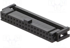 MX-90635-0341, Вилка, IDC, "мама", PIN: 34, прямой, IDC, 1,27мм, gold flash, 1А