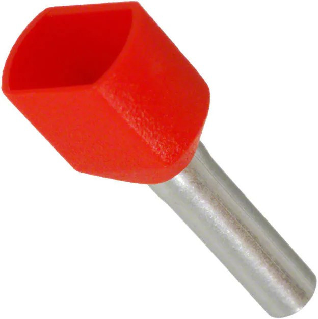 FTD77-10-D, Terminals INS FERRULE TWN WIRE 18 AWG .39