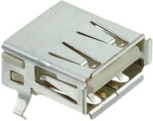 292303-7, (USB-A), Разъем USB тип A, USB 2.0, 4 контакта угловой монтаж в отверстие 4 терминала 1 порт лоток 292303-7, (USB-A), Разъем USB тип A, USB 2.0, 4 контакта угловой монтаж в отверстие 4 терминала 1 порт лоток
