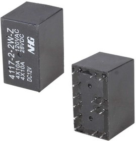 4117-2-2W-Z- 10A-12VDC-1.0, Реле