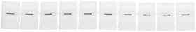 MT6/H--, Terminal Block Tools &amp; Accessories Tag 6mm Horiz Imp, - Sold by Pack of 100