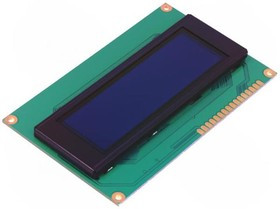 DEP 20401-Y, Дисплей OLED, 20x4, желтый, Размер окна 77x25,2мм, PIN 16