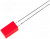 L-1553IDT, LED; square; 5x5mm; red; 3?8mcd; 110°; Front: flat; 20mA; 2?2.5V
