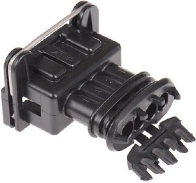 282192-1, Conn Housing RCP 4 POS 5mm Crimp ST Cable Mount Black Bag Automotive 282192-1, Conn Housing RCP 4 POS 5mm Crimp ST Cable Mount Black Bag Automotive