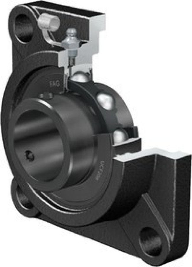 4 Hole Flange Bearing Unit, UCF211-J7, 55mm ID