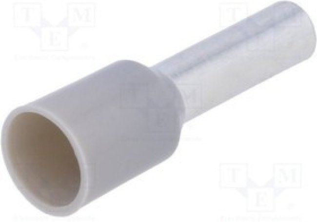 TUL-RI-04010, Втулочный; изолированный; медь; Изоляция: полиамид; 4мм2
