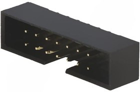 T823-114A1S100HEU, Гнездо, IDC, "папа", PIN: 14, прямой, THT, позолота, 2мм, Конф: 2x7