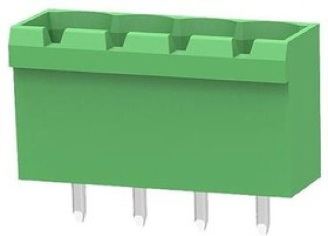 2EDGVC-5.08- 04P-14-100A(H), Разъемный клеммный блок на плату, 4 контакта