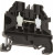 58.504.0055.1 - WT 4 SW, WT 4 Series Black Feed Through Terminal Block, Single-Level, Screw Termination, ATEX