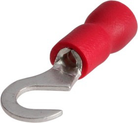 НИК 1.5-5, Наконечник изолированный красный крюковый НИК 1.5-5, Наконечник изолированный красный крюковый