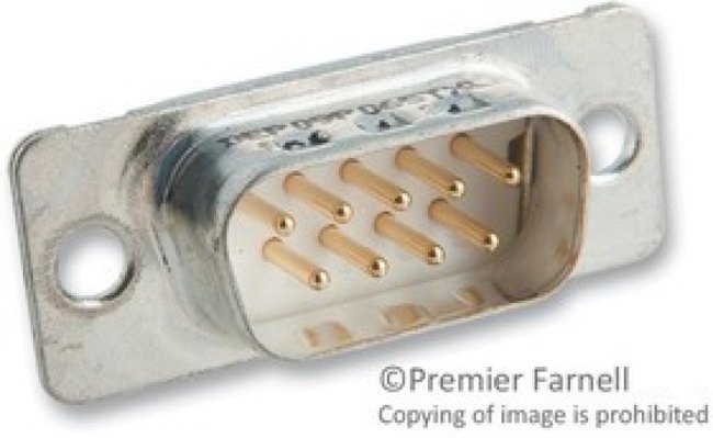 DEP09S064TLF, D SUB CONN, RCPT, DE, 9POS, SOLDER CUP