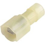 РПИ-П(н) 6,0-(6,3) (РПИ-П(н) 6.0-7-0.8), Разъем плоский полностью изолированный (папа) желтый 4.0-6.