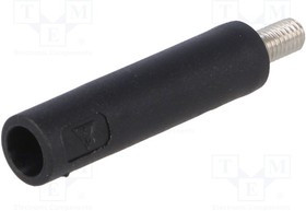 BU2240SNI-SW, Гнездо, "банан" 4мм, 32А, 1кВAC, черный, никелированные, -25-80°C