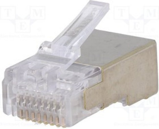 09120009958, Разъем: HDC, вилка, "папа", Han Modular RJ45, PIN: 8, 1А, 50