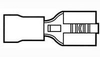 8-42844-1, Terminals RECEPT PIDG FASTON 1