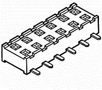 55510-106LF, Headers &amp; Wire Housings 4.5mm,Top Ent,SMT,LF Vert,Dbl Rw,6P,.76u