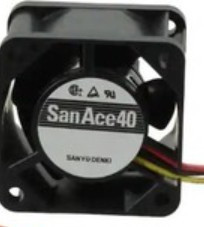 109P0424H301, Вентилятор: DC; осевой; 24ВDC; 40x40x28мм; 19,2куб.м/ч; 37дБА