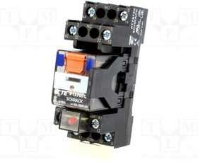 PT2S7LB2, Реле: интерфейсное, DPDT, Uобмотки: 12ВDC, 12А, 12A/250ВAC, DIN