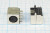 Разъем (miniDIN) MCC-5239.6P [S-VHS] розетка, контакты 6HP, монтаж на плату, угловой,экранированный, MCC-5239.6P [S-VHS]