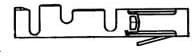 280530-2 (CUT STRIP), Headers &amp; Wire Housings AMP MODU MOD 2 CONT Cut Strip of 100