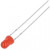 SLR-342VR3F, LED; 3mm; red; 5.6?16mcd; 40°; Front: convex; 2V; Pitch: 2.54mm
