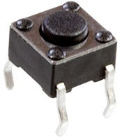 KAN0611-0431B010-B42, (= 1825910-2 TE FSM2JH), кнопка тактовая 6х6 h=4.3мм