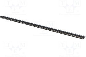DS1002-01-1X50V13, Гнездо, IDC, "мама", PIN 50, прямой,цанговые контакты, 2,54мм, THT