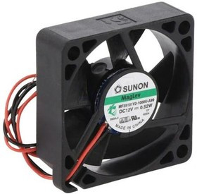 MF35101V2-1000U-A99, Вентилятор осевой, 12В DC, 35x35x10мм, подшипник Vapo, 10,99куб.м/ч, 21,8дБА