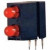 553-0122-200F, 553-0122-200F, Green Right Angle PCB LED Indicator, 2 LEDs, Through Hole 2.8 V