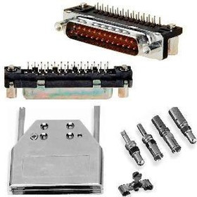 DAM15S, DM 15 Way Cable Mount D-sub Connector Socket, 2.74mm Pitch