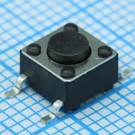 TSS-TD-03XG-TTR, (DTSM20-4.3K 61K-T/R 100gf), Кнопка тактильная миниатюрная