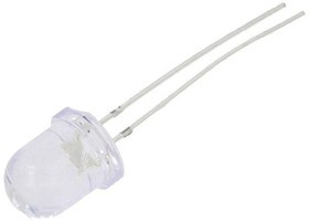 OSB5SA8131A-5V, LED; 8mm; blue; 1560?2180mcd; 30°; Front: convex; 5V; Pitch: 2.54mm