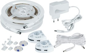 NLS-02-2120WW- 12-LED-2PIRMLD (61650), Набор светодиодной ленты, теплый белый, 1.2м*2, с датчиком движения и блоком питания