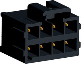 172298-1208, Ultra-Fit Series Straight Through Hole PCB Header, 8 Contact(s), 3.5mm Pitch, 2 Row(s), Shrouded 172298-1208, Ultra-Fit Series Straight Through Hole PCB Header, 8 Contact(s), 3.5mm Pitch, 2 Row(s), Shrouded
