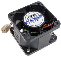 KF0428B1SR-R, вентилятор 12В 40х40х28мм подшипник качения 13000 об/мин