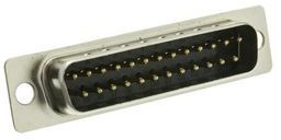 172704-0067, Разъем D Sub, DB25, Standard, Штекер, 25 контакт(-ов), DB, Solder Cup