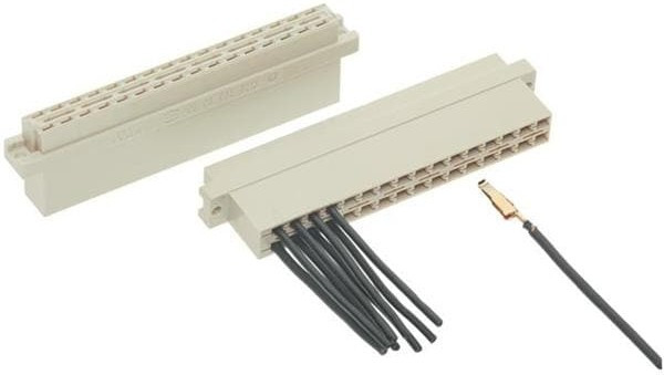 09040323213, Harting 09 04 32 Way 5.08mm Pitch, Type D, 2 Row, Straight DIN 41612 Connector, Socket 09040323213, Harting 09 04 32 Way 5.08mm Pitch, Type D, 2 Row, Straight DIN 41612 Connector, Socket