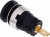 972355100, Black Female Banana Socket, 4 mm Connector, Tab Termination, 25A, 1000V ac/dc, Gold 972355100, Black Female Banana Socket, 4 mm Connector, Tab Termination, 25A, 1000V ac/dc, Gold