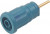 972363102, Blue Female Banana Socket, 4 mm Connector, Solder Termination, 24A, 1000V ac/dc, Gold