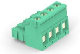 282807-2, Съемная клеммная колодка, угловой, 5.08 мм, 2 вывод(-ов), 30AWG до 12AWG, Винт, 15 А