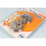 Магнит 37,5x 7,0m 7/М4, цилиндр, Ni