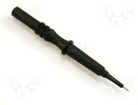 PJ464IEC-B, Измерительный щуп, черный, Диам.конца: 0,75мм, Размер гнезда: 4мм PJ464IEC-B, Измерительный щуп, черный, Диам.конца: 0,75мм, Размер гнезда: 4мм