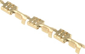 2-160256-1, FASTON .250 Uninsulated Female Spade Connector, Receptacle, 6.35 x 0.81mm Tab Size, 1mm² to 2.5mm² 2-160256-1, FASTON .250 Uninsulated Female Spade Connector, Receptacle, 6.35 x 0.81mm Tab Size, 1mm² to 2.5mm²